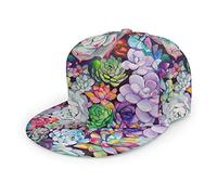 Gorra de béisbol Unisex Tyrannosaurus Rex Triceratops Dinosaurs World para Hombre y Mujer, con Visera Plana Ajustable, Gorra de béisbol Estilo Hip Hop.