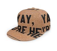 Gorra de béisbol Unisex Tyrannosaurus Rex Triceratops Dinosaurs World para Hombre y Mujer, con Visera Plana Ajustable, Gorra de béisbol Estilo Hip Hop.