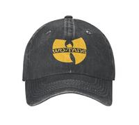 Gorra de béisbol Unisex y de Moda Clan Tangs Wu Music Unisex Hip Hop Sombrero de Gorras lavadas desgastadas Retro Viajes Gorra Snapback Suave no estructurada Regalos Deportivos al Aire Libre