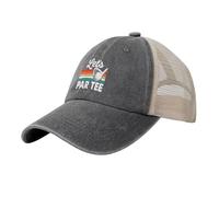 Gorra de béisbol,Vamos a Jugar al par de tee Sombrero Ocio Adjustable,Unisex Gorra de Deportes para Verano Running Pesca