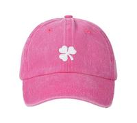 Gorra de béisbol verde para hombre y mujer, diseño de camuflaje, rosa fuerte, Talla única