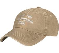 Gorra De Béisbol Vete A La Mierda, Joder Gorras De Hombre Adjustable Golf Hat Vintage Gorra Trucker para Viajes Senderismo Cámping