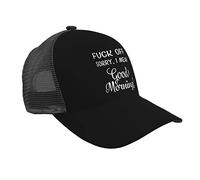 Gorra De Béisbol Vete A La Mierda, No Quiero Ser Grosero, Pero Cállate Y Gorras De Hombre Transpirable Golf Hat Proteccion Solar Gorra Trucker para Running Senderismo Camping