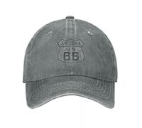 Gorra de béisbol Vintage America Route 66 Letras Primavera Otoño Hombres Mujeres Hip Hop Deportes Lavados Regalo