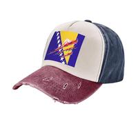 Gorra de Béisbol Vintage para Deportes Al Aire Libre,con La Bandera de Bosnia y Herzegovina y ala Curva,para el Sol,La Ropa Urbana y Los Desplazamientos Diarios. Navy and Red