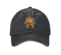 Gorra de béisbol Vintage y clásica King Pharaoh Tutankhamun King Tut Pharaoh Ancient Egyptian Men Adult Print Hiking Fishing Gorra Snapback Transpirable Duradera y cómoda