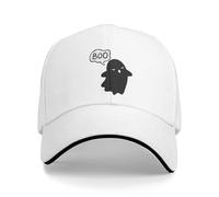 Gorra de béisbol Vintage y clásica Negra Fantasma de desaprobación para Caza y Camping Protector Solar Hip Hop Sombreros para Mujeres y Hombres Diseño de Moda Gorra Snapback Duradera y cómoda