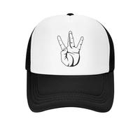 Gorra de béisbol Westside West Coast Rap Hip Hop Señal de Mano Casual Malla Ajustable Hip Hop Verano Unisex Gorras de béisbol