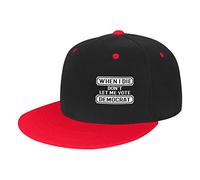 Gorra De Béisbol When I Die Don't Let Me Vote Democrat Gorra De Visera Adjustable Gorras Dad DeParativo Trucker Gorras para Golf Escalada Pesca