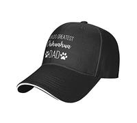 Gorra De Béisbol World'S Greatest Chihuahua Dad Gorras Dad DeParativo Gorra De Visera Adjustable Beisbol Sombrero para Escalada Golf Running