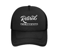Gorra De Béisbol Ya No Es Mi Problema Snapback Sombrero Elegante Gorra Trucker Vintage Gorras De Hombre para Cámping Viaje Senderismo