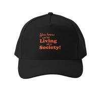 Gorra de béisbol Ya Sabes Que Estamos VIVIENDO en una Sociedad Gorra Ajustable de algodón Negro para Hombre y Mujer Estilo Hip Hop