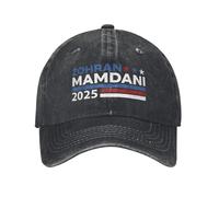 Gorra de béisbol Zohran Mamdani Verano Casual Hip Hop Sombreros Hombres Adultos diseño Senderismo Pesca Gorra Snapb