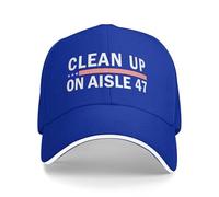 Gorra de camionero ajustable Clean Up On Aisle 47 para hombres y mujeres.