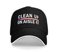 Gorra de camionero ajustable Clean Up On Aisle 47 para hombres y mujeres.