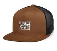Gorra de camionero Alpinestars Mackinic marrón-negra