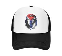 Gorra de Camionero con Bandera de Cuba Che Guevara Unisex Personalizada para Adultos Revolución Cubana Gorra de béisbol Ajustable para Hombres y Mujeres Hip Hop Dad Hat