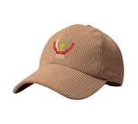Gorra De Camionero con República Democrática del Congo Emblema Patrio - Pana Béisbol Unisex Protección Solar Ajustable