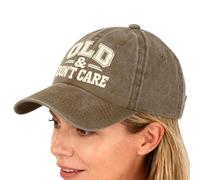 Gorra de camionero de algodón envejecido sin estructurar, gancho negro vintage, circunferencia de 55-60 cm + ala curvada de 7 cm, tejido de fibra de sarga reforzada, para correr y senderismo (ayuda