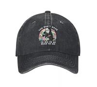 Gorra de Camionero de Mezclilla Vintage de Verano No Tienes Que Morir Aventuras al Aire Libre Gorra de béisbol para Mujeres para Hombres