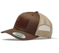 Gorra de camionero Flexfit Snapback: Bandera de Estados Unidos - Ejército Militar América Gorra al aire libre - Regalo para cazadores Gorra de béisbol Naturaleza Gorra Gorra de Malla Exterior Equipo