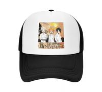 Gorra de Camionero Personalizada de Anime The Promised Neverland para Mujeres y Hombres Ajustable Unisex Emma Norman Ray Manga Gorra de Béisbol Hip Hop Dad