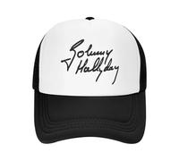 Gorra de Camionero Personalizada +++ench Le+++nd Rock Johnny Hallyday para Mujer y Hombre Ajustable Unisex Gorra de béisbol Spring Dad Hat