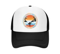 Gorra de Camionero Personalizada Summer Vibes Catch The Wave para Hombres y Mujeres Gorra de béisbol Ajustable para Adultos Surf ing Surfer Gorra de Verano para papá