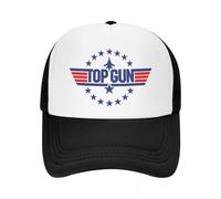 Gorra de Camionero Personalizada Tom Cruise Maverick Film Top Gun para Hombres y Mujeres Gorra de béisbol Unisex Ajustable Gorra de Verano para papá