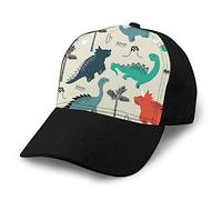Gorra de camionero unisex Gorra de béisbol ajustable de algodón Sombrero de papá Dinosaurio infantil Ropa de moda Tela s Letras dibujadas a mano Dibujo Gorra de béisbol de mezclilla personalizada