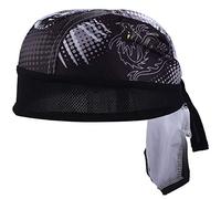 Gorra de Ciclismo, Diadema Deportiva a Prueba de Sudor, Gorros para Ciclismo al Aire, patrón de dragón y Tigre para Circunferencia de Cabeza de 540-680mm
