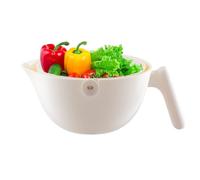 Gorra de colonia, colador para la cocina | Cesta de drenaje para el hogar con mango | Pezones de comida rotativos y coluñas para la cocina, para frutas y verduras