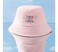 Gorra de cubeta de poliéster de tema , cierre de tejido a , protección solar, gorra casual los estilos al para hombres y mujeres, para de la - Estampa Maradama Sera