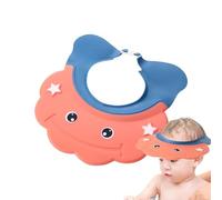 Gorra de ducha para ellos, sombrero de ducha para | Escudo capilar de lavado ajustable para - Seguridad Child Shampoo Head Protector para el hogar, viajes, hotel, escuela