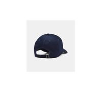 Under Armour Lockup Adj Gorra con visera y cierre ajustable, cómoda gorra deportiva para hombre, color azul medianoche/blanco