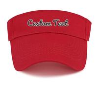 Gorra de golf bordada personalizada, añade tu propio texto o nombre, visera ajustable personalizada para hombres y mujeres, rosso, S-3XL