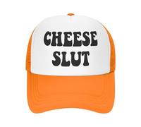 Gorra de Golf,Puta del Queso Amante del Queso Divertido Cuajada de Cheddar Lácteos Sombrero de Béisbol Adjustable,Moda Trucker Gorra para Deportes Deporte Motociclet