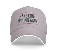 Gorra de Golf Que mentir vuelva a Estar Mal (Declarar Que mentir está Mal) - Protesta por la Democracia - Anti traidor - Go