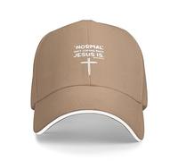 Gorra de Golf Unisex,Deportivo Casual Hats La normalidad no va a Volver, Pero Jesús sí. Gorra de béisbol para Golf Verano Pesca