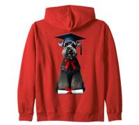 Gorra de graduación de perro Kerry Blue Terrier, propietario de la escuela Sudadera con Capucha