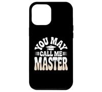 Gorra de graduación Mastered it You May Call Me Master 2025 Carcasa para iPhone 12 Pro MAX