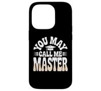 Gorra de graduación Mastered it You May Call Me Master 2025 Carcasa para iPhone 14 Pro