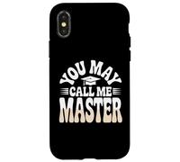 Gorra de graduación Mastered it You May Call Me Master 2025 Carcasa para iPhone X/XS