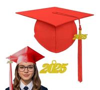 Gorra de graduación para adultos, cómodos sombreros de soltero transpirables con placa de año, accesorio de vestido, accesorios para fotos, recuerdos de graduación de secundaria para reuniones