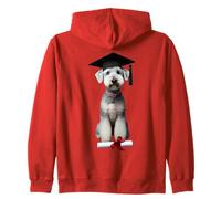 Gorra de graduación para perro Bedlington Terrier Sudadera con Capucha