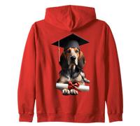 Gorra de graduación para perro Coonhound inglés americano Sudadera con Capucha