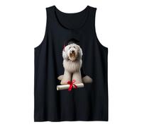 Gorra de graduación para perros Komondor Camiseta sin Mangas