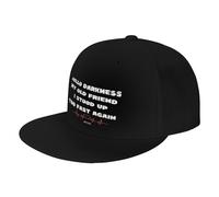 Gorra de Hombre Estilo Grunge Hello Darkness My Old Friend Gorras de Hombre Gorra de Mujer Gorra de Verano de Hombre Gorra de béisbol