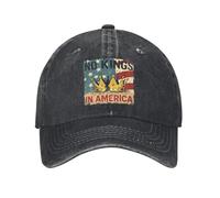 Gorra de Hombre, Gorra de béisbol No Kings in America Sun Outdoor Sport Protector Solar Sombrero de Camionero Lavado Regalo Unisex de Moda para Hombres Casquerías Personalizadas