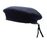 Gorra de lana auténtica de los Marines del Ejército Alemán, azul oscuro, comando militar, azul marino, azul, Talla única